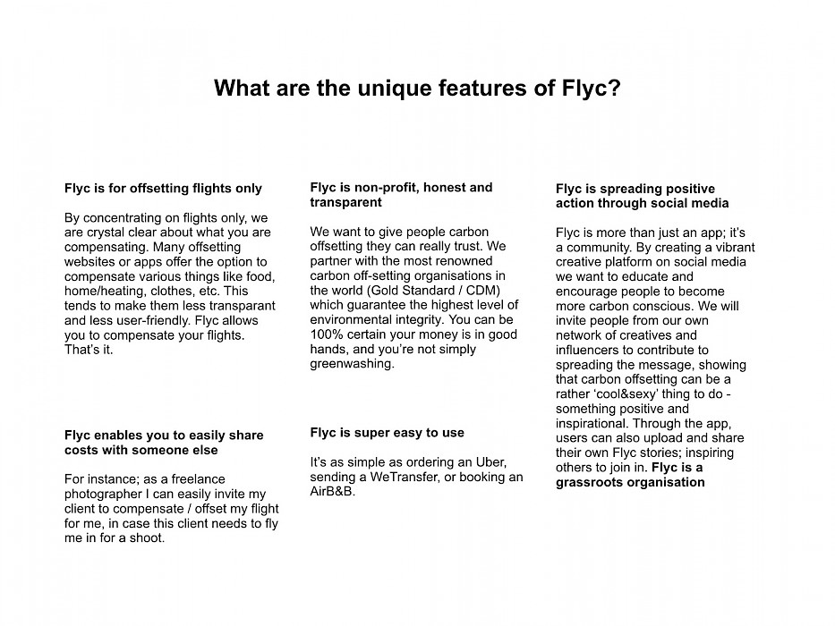 Flyc • carbon offset your flights